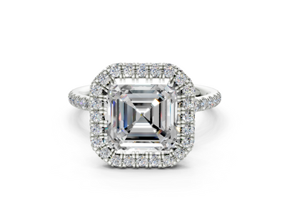 The Majestic Halo Engagement Ring