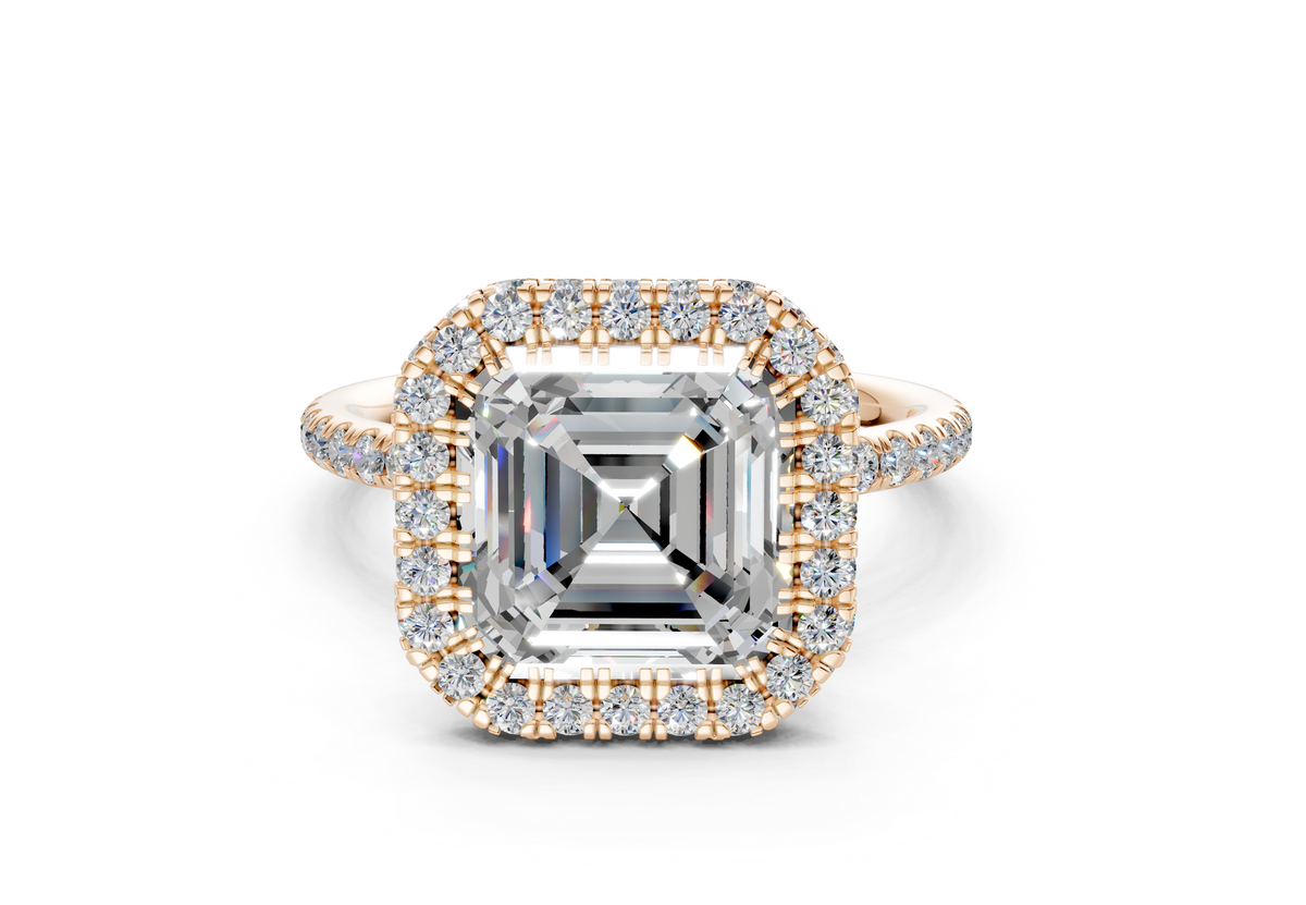 The Majestic Halo Engagement Ring