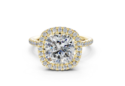 The Majestic Halo Engagement Ring