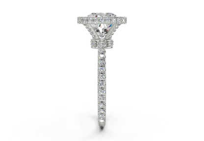 The Majestic Halo Engagement Ring