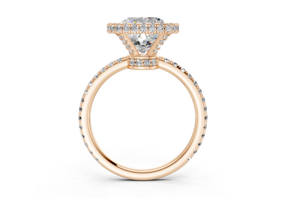 The Majestic Halo Engagement Ring