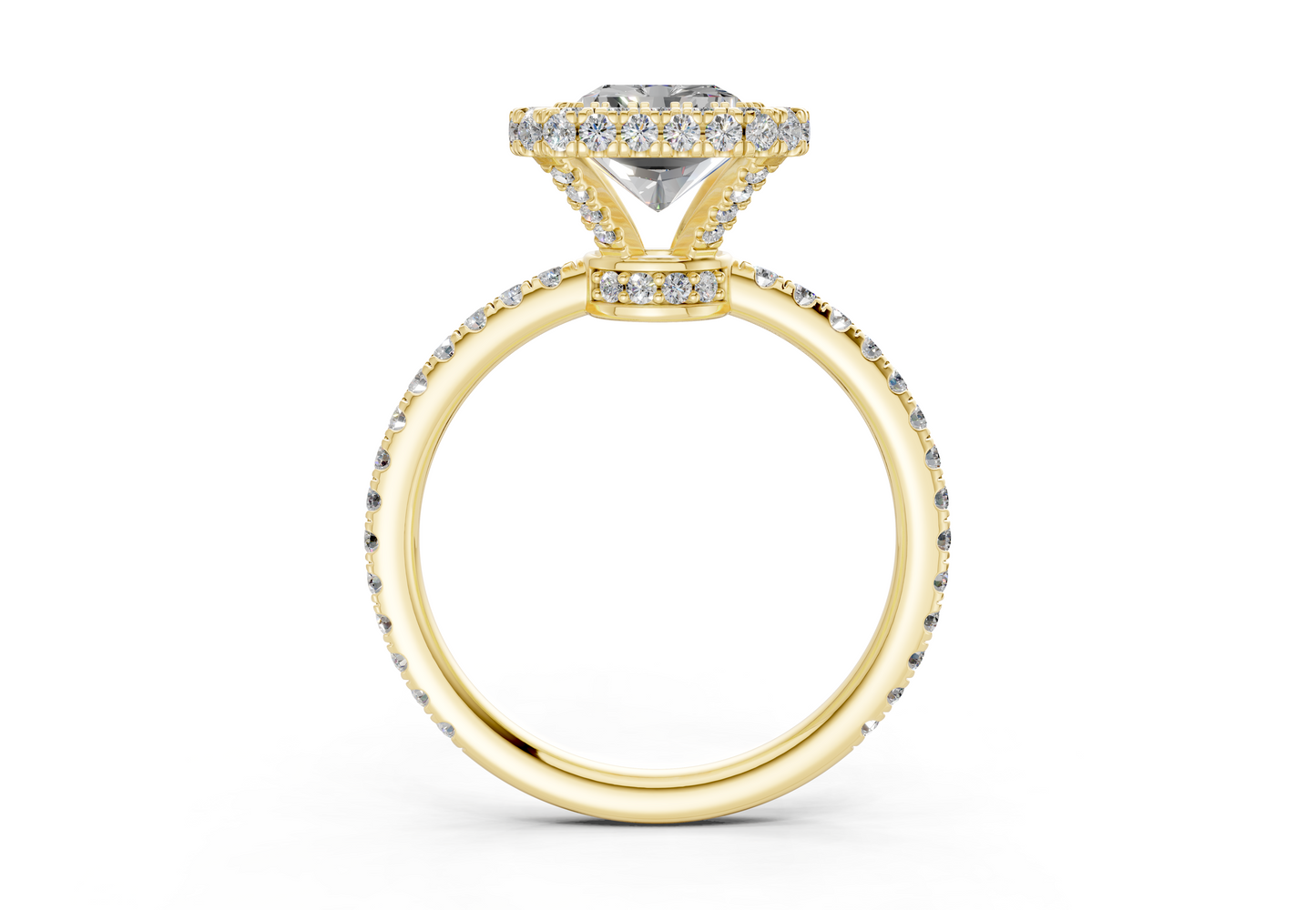 The Majestic Halo Engagement Ring