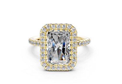 The Majestic Halo Engagement Ring