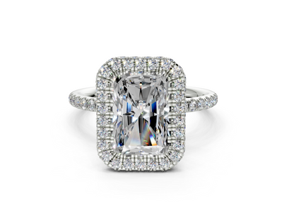 The Majestic Halo Engagement Ring