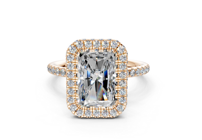 The Majestic Halo Engagement Ring