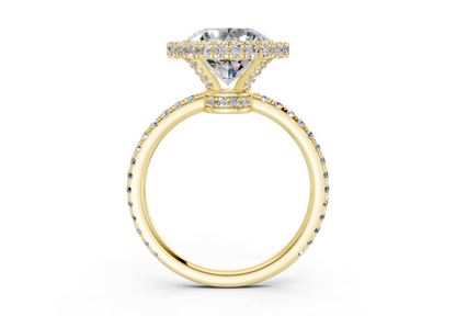 The Majestic Halo Engagement Ring