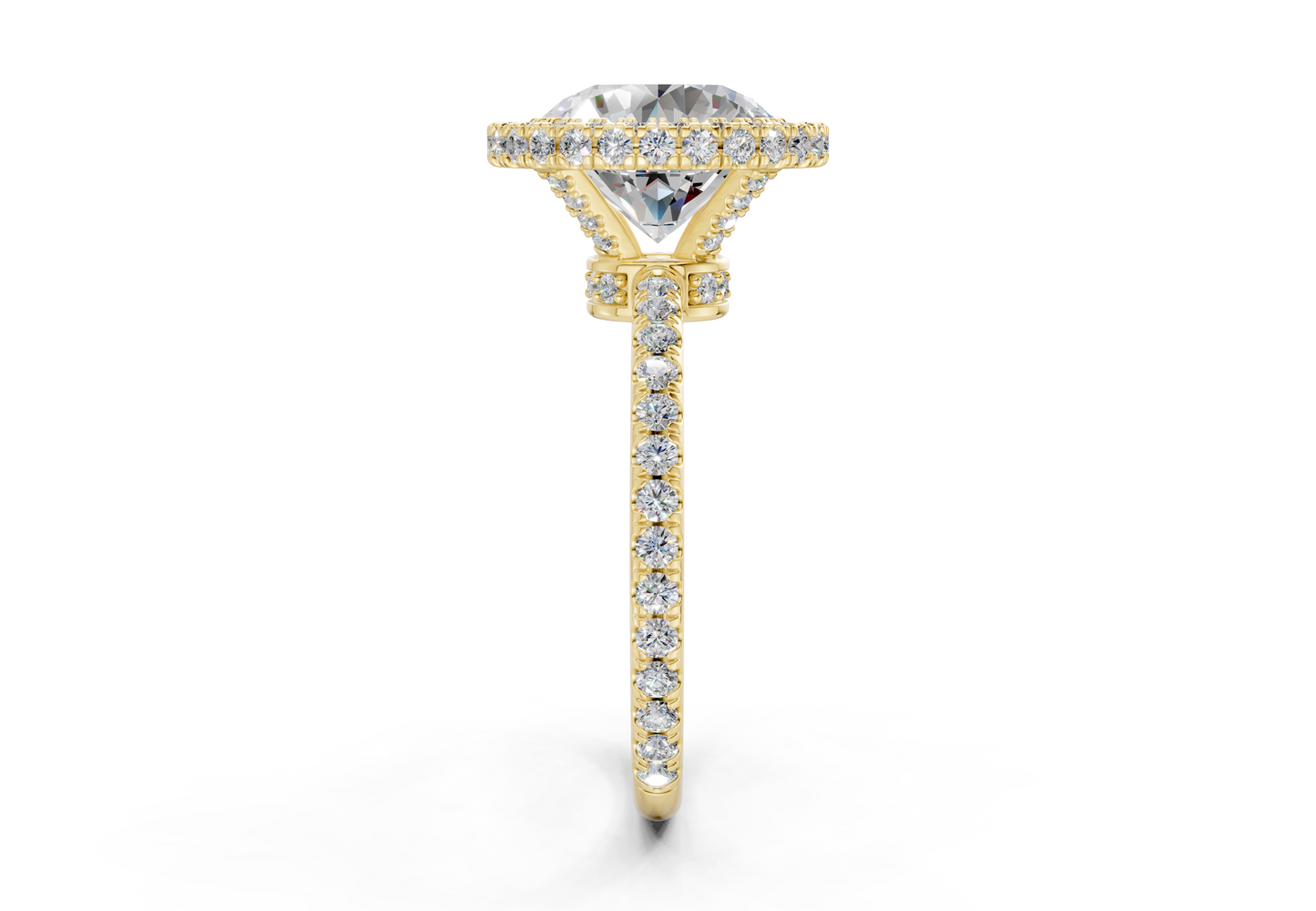 The Majestic Halo Engagement Ring