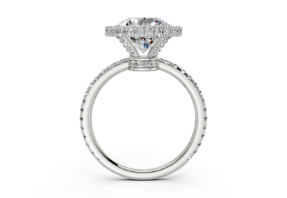 The Majestic Halo Engagement Ring