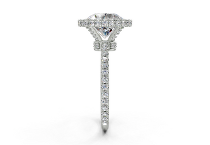 The Majestic Halo Engagement Ring