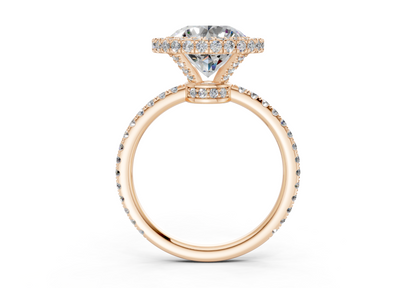 The Majestic Halo Engagement Ring