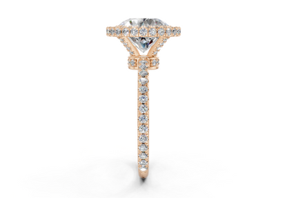 The Majestic Halo Engagement Ring