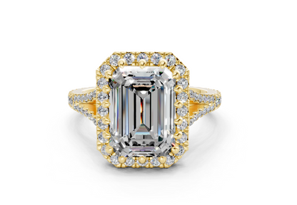 The Bleeker Halo Engagement Ring
