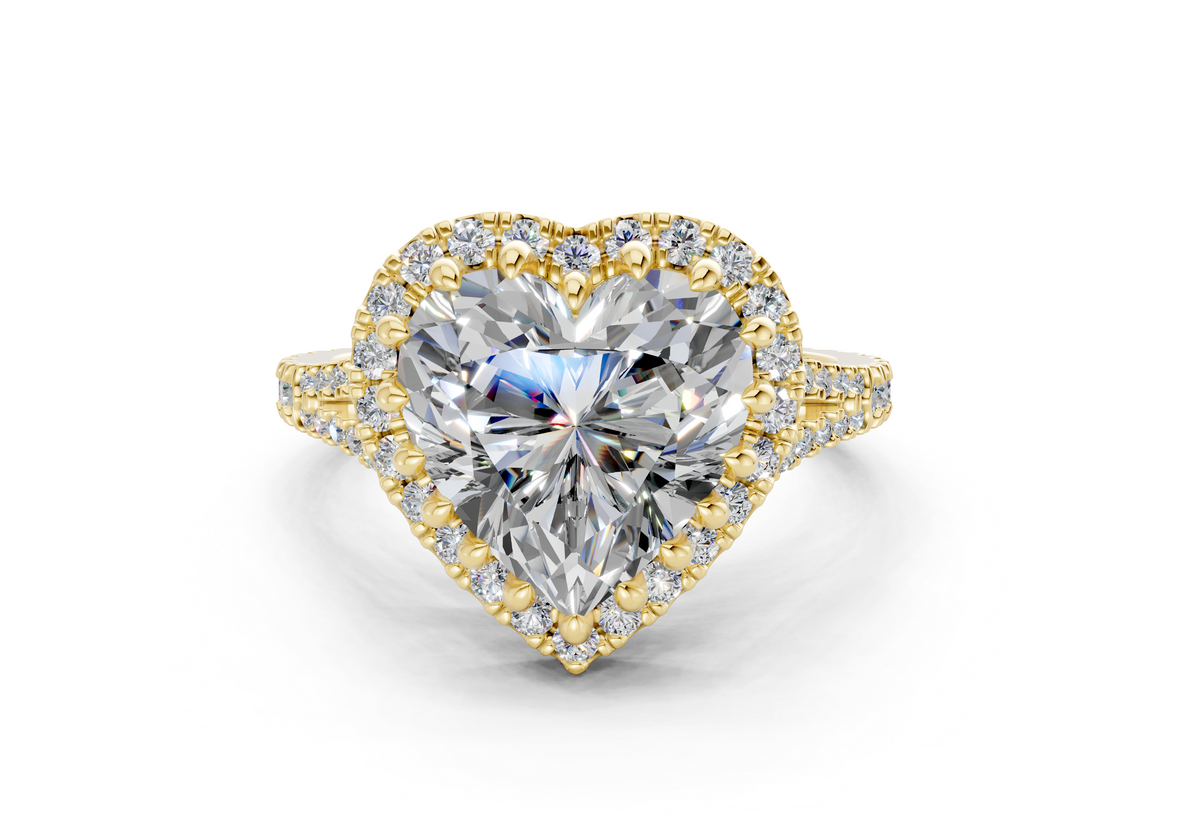 The Bleeker Halo Engagement Ring