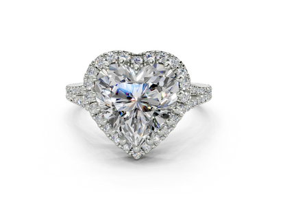 The Bleeker Halo Engagement Ring