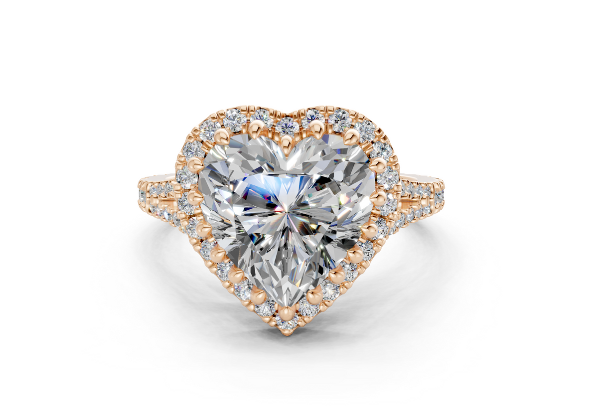The Bleeker Halo Engagement Ring