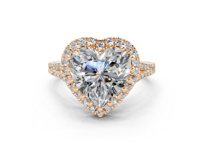 The Bleeker Halo Engagement Ring