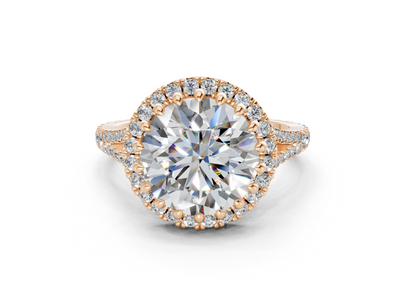 The Bleeker Halo Engagement Ring