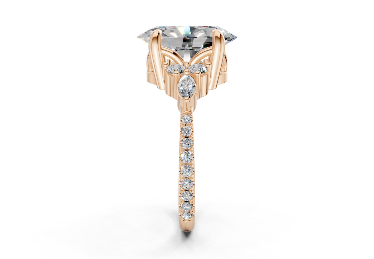 The Hudson Pavé Signature Engagement Ring
