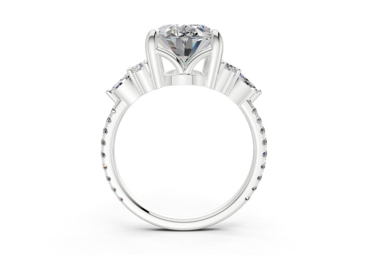 The Hudson Pavé Signature Engagement Ring