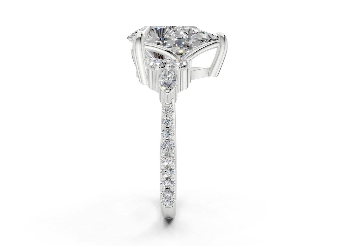 The Hudson Pavé Signature Engagement Ring