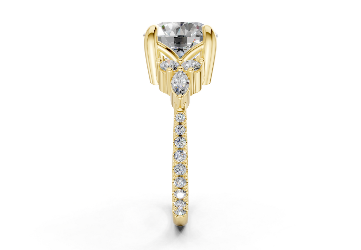 The Hudson Pavé Signature Engagement Ring