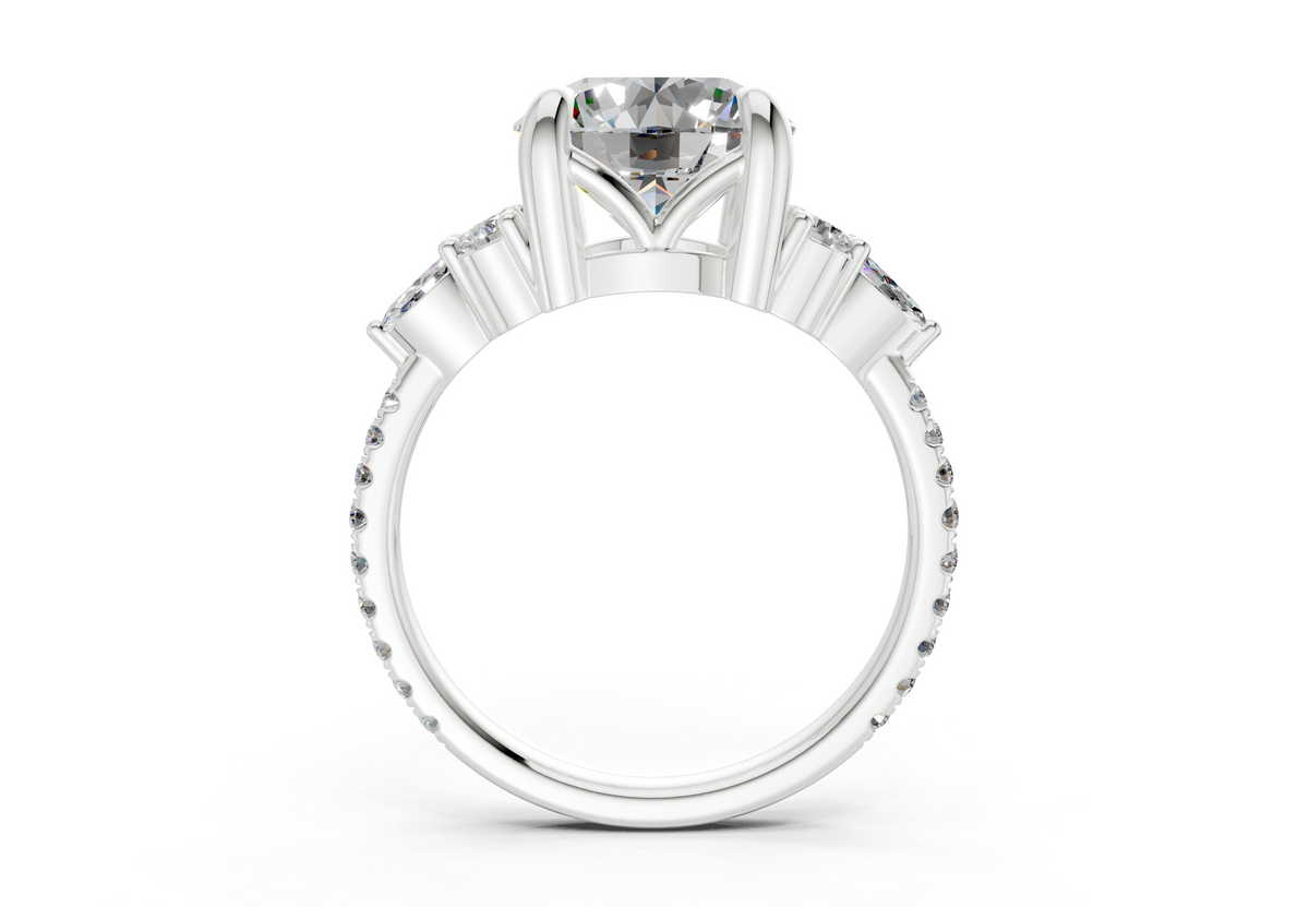 The Hudson Pavé Signature Engagement Ring