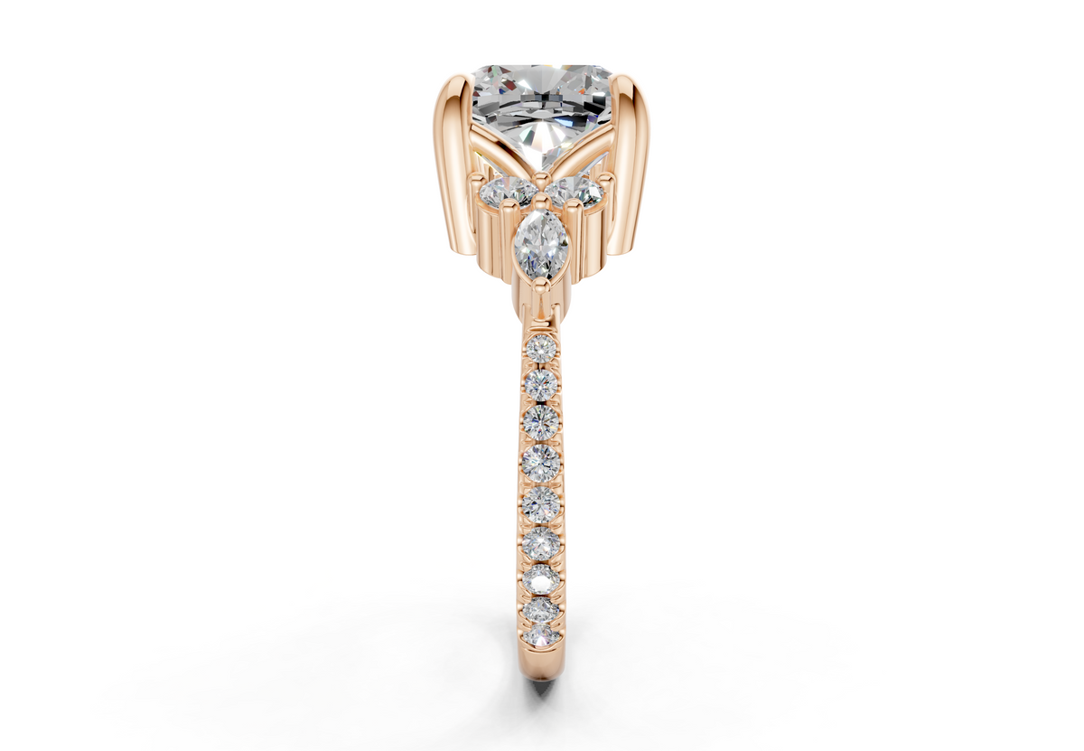 The Hudson Pavé Signature Engagement Ring
