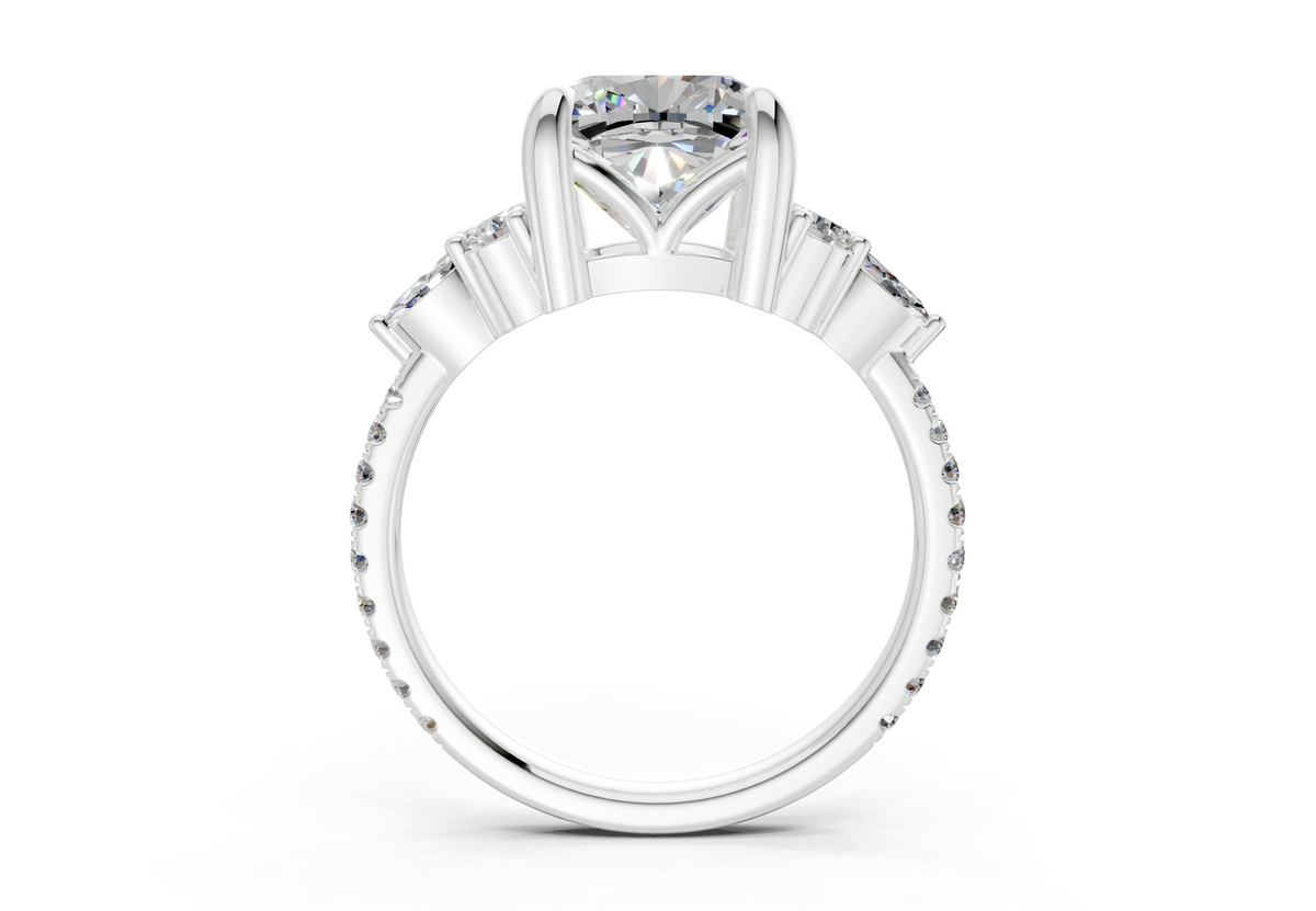 The Hudson Pavé Signature Engagement Ring