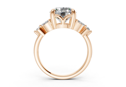 Elysium Diamond Accent Round Cut 1.9mm Engagement Ring