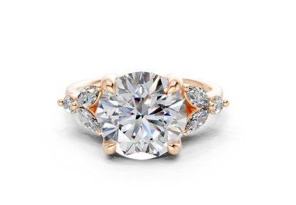 Elysium Diamond Accent Round Cut 1.9mm Engagement Ring