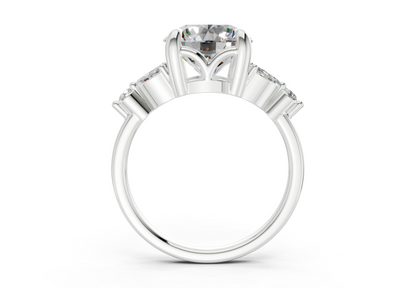 Elysium Diamond Accent Round Cut 1.9mm Engagement Ring