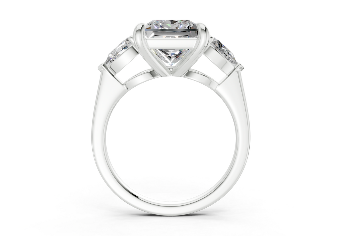 Vara Three Stone Engagement Ring