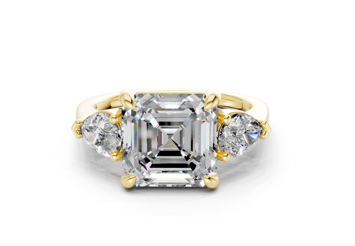 Vara Three Stone Engagement Ring