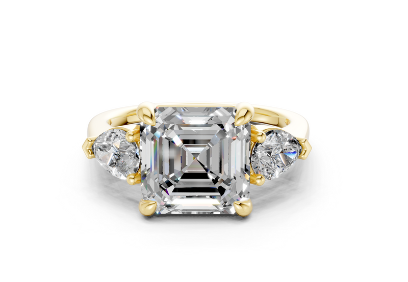 Vara Three Stone Engagement Ring