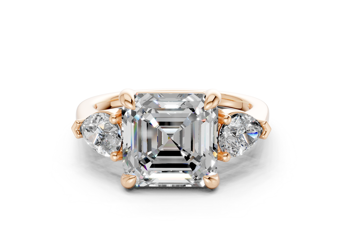 Vara Three Stone Engagement Ring