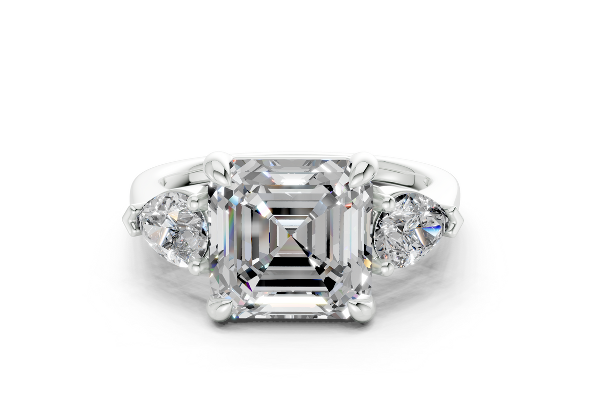 Vara Three Stone Engagement Ring