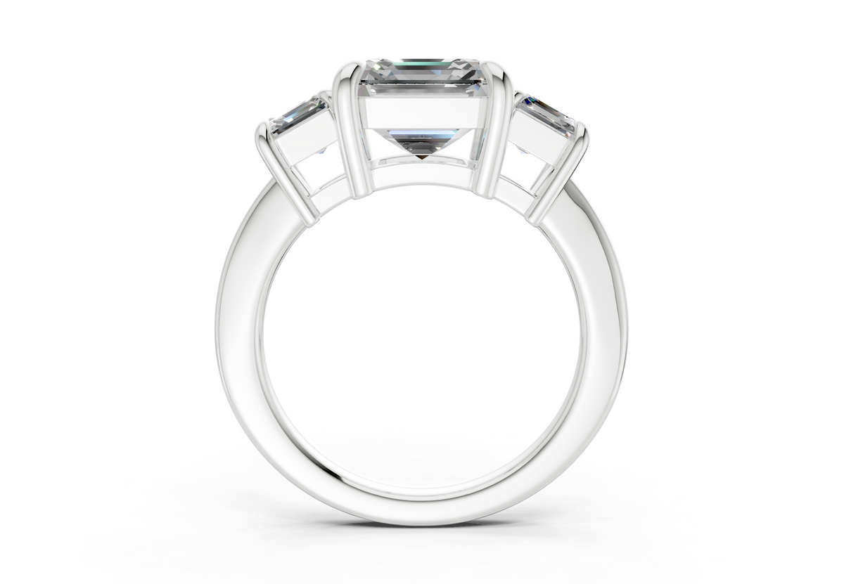 The Astoria Three Stone Engagement Ring