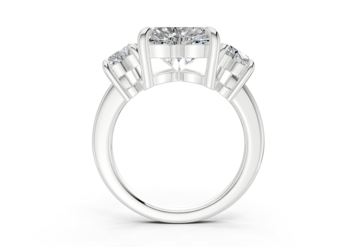 The Astoria Three Stone Engagement Ring