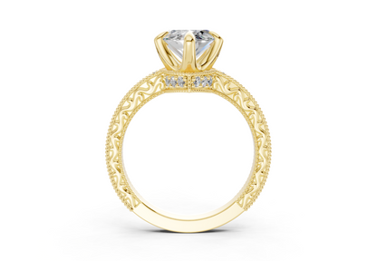 The Rosemont Three Stone Engagement Ring