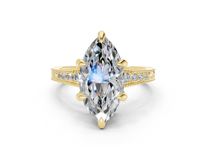 The Rosemont Three Stone Engagement Ring