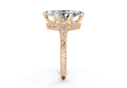The Rosemont Three Stone Engagement Ring