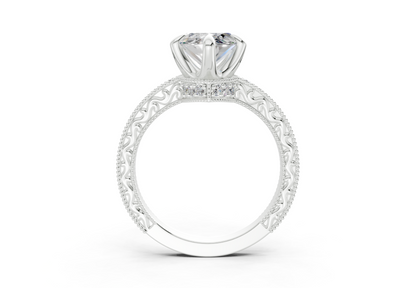 The Rosemont Three Stone Engagement Ring