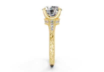 The Rosemont Three Stone Engagement Ring