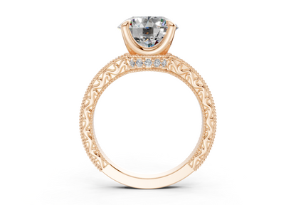 The Rosemont Three Stone Engagement Ring