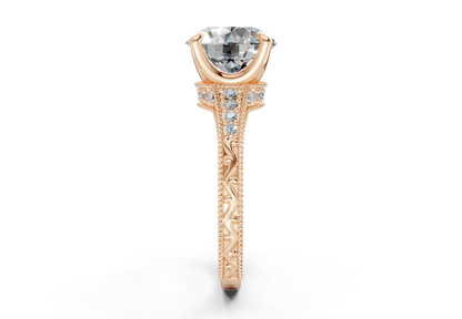 The Rosemont Three Stone Engagement Ring