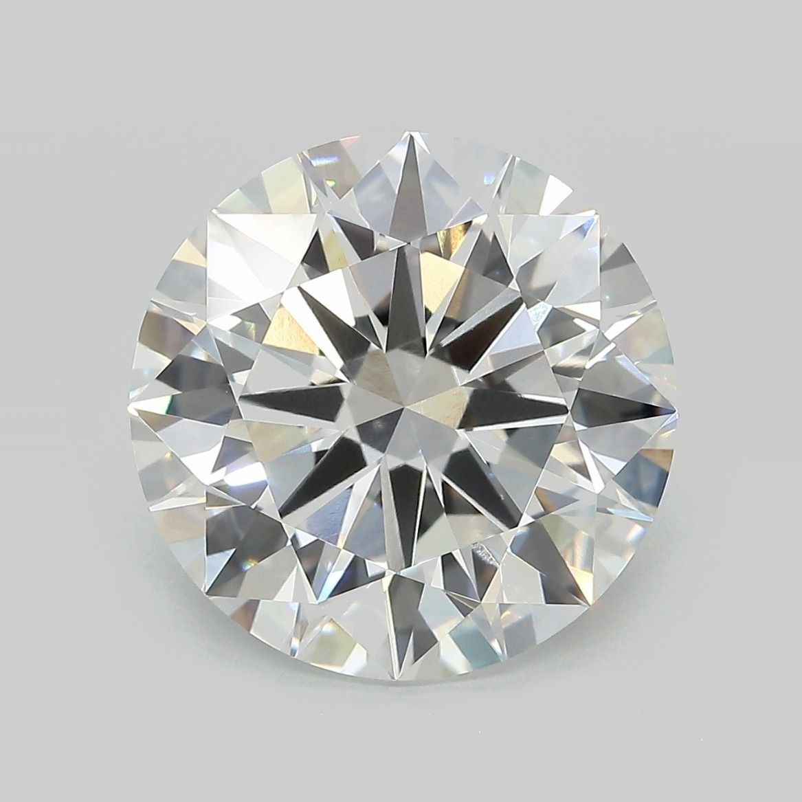 8.08 Carat F-VVS2 Round Lab Diamond