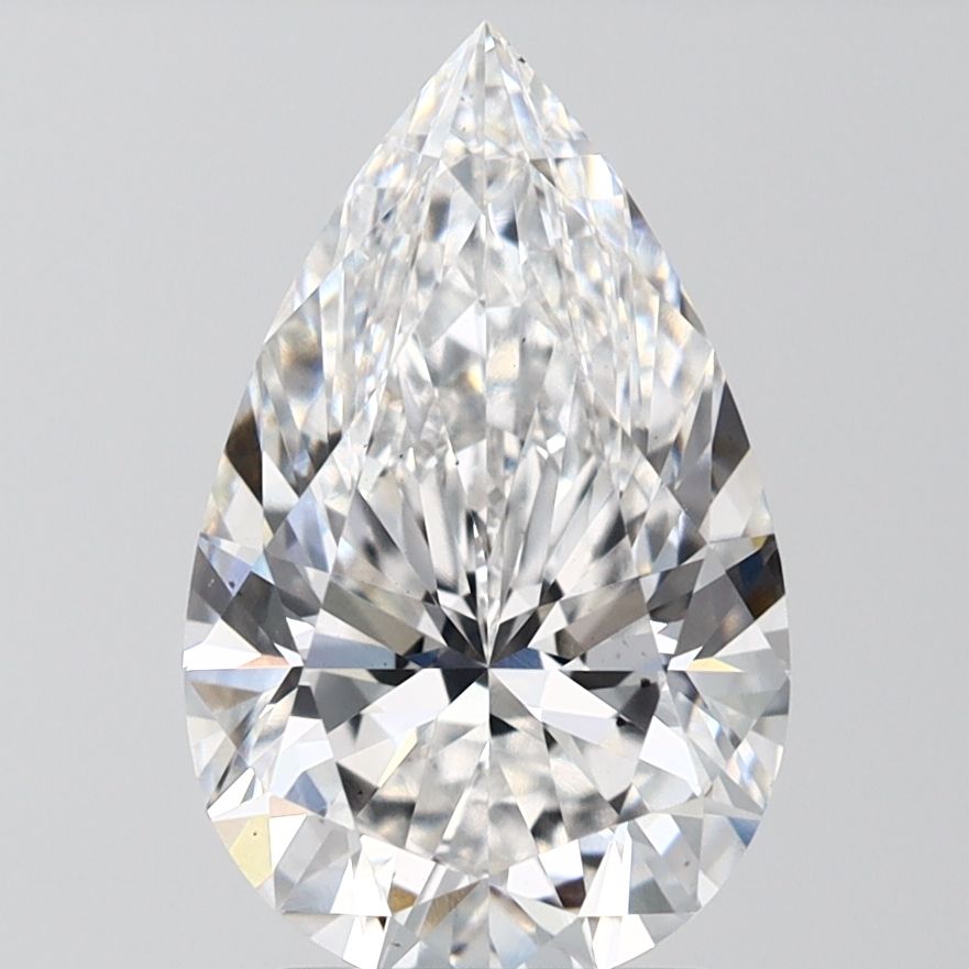 3.03 Carat D-VS2 Pear Lab Diamond