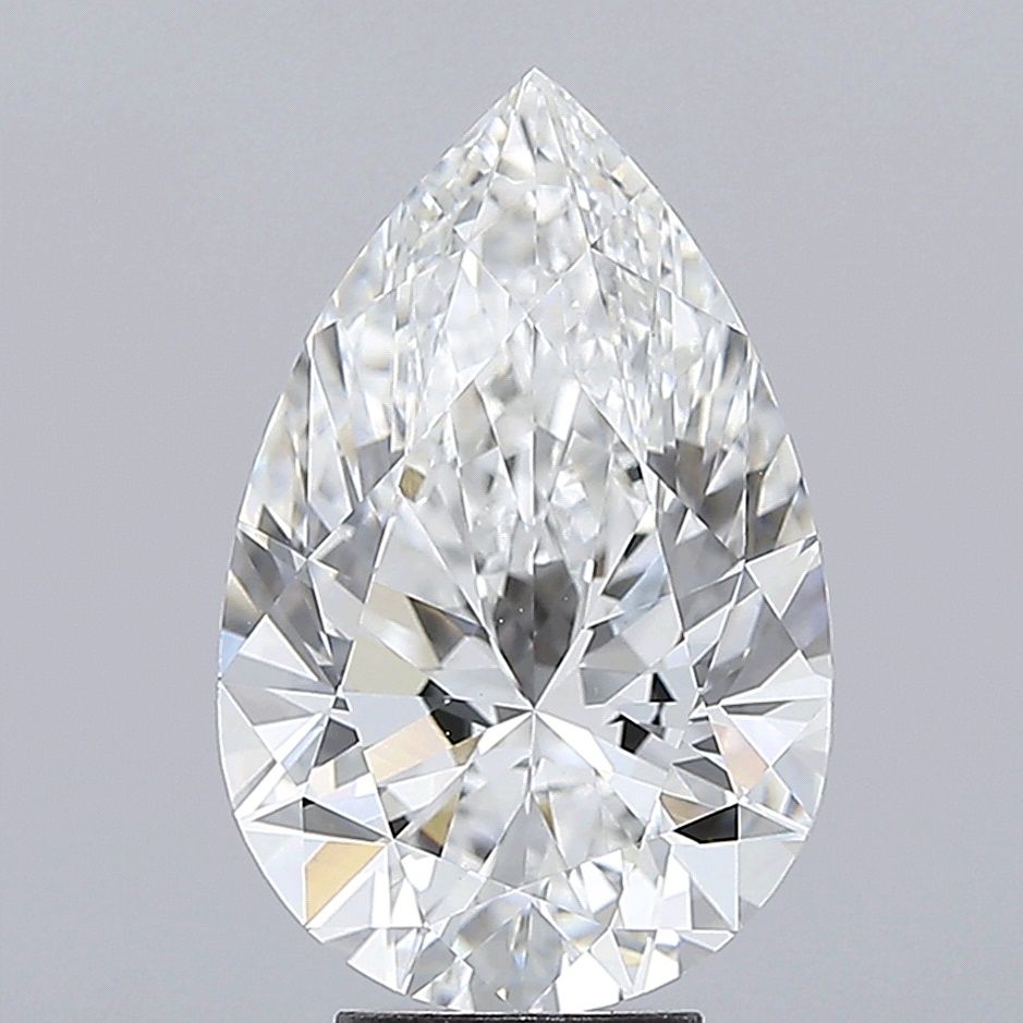 5.88 Carat E-VVS2 Pear Lab Diamond