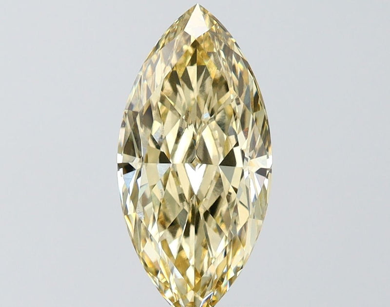 2.04 Carat Marquise Cut Fancy Yellow