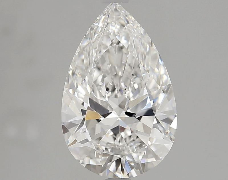 3.02 Carat E-VVS2 Pear Lab Diamond